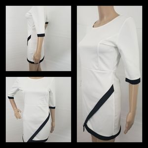 🚨NWOT Occasional White Lined Dress